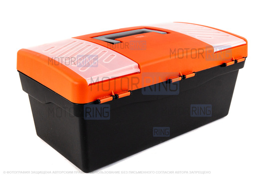 Ящик-органайзер пластиковый под инструмент (420х220х180) АвтоDело