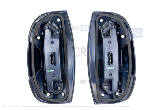 Комплект задних диодных тюнинг фонарей Тюн-Авто Lux образца 2021 года для Шевроле/Лада Нива, Тревел