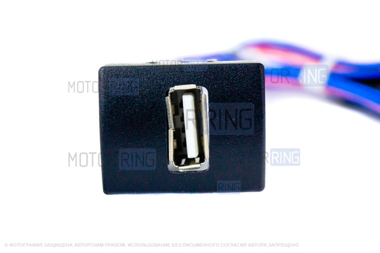 USB-зарядник Штат 2.0 вместо заглушки кнопки для Лада Приора, Калина 2, Гранта, Гранта FL