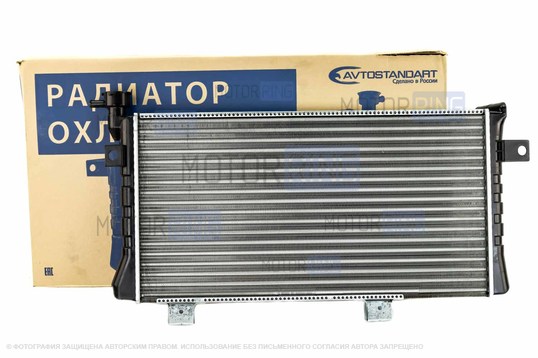 Радиатор охлаждения двигателя Avtostandart 21214 для Лада 4х4, Нива Легенд