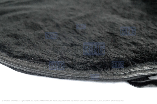 Накидки из натуральной овчины SENATOR Country Wool черные на передние сиденья