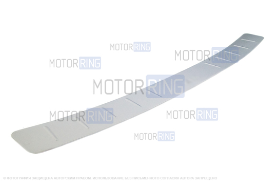 Накладка на задний бампер хромированная для KIA Sorento 2012-2014 г.в._1