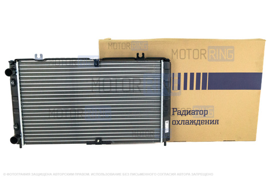 Радиатор охлаждения Luzar под кондиционер Panasonic для Лада Приора
