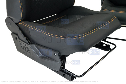 Комплект оригинальных передних сидений с салазками и обивки заднего сиденья Урбан для 3-дверной Лада 4х4 (Нива)