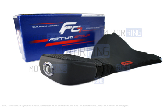 Модельная ручка КПП Ferrum Group Sport с пыльником из экокожи (биэластик) для Лада Веста