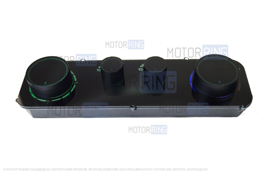 Тюнинг-панель блока управления отопителем с зеленой диодной подсветкой для ГАЗ Газель Бизнес, Валдай_1