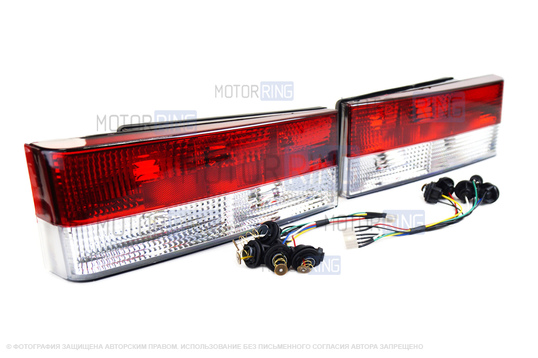 Задние фонари с красной полосой для ВАЗ 2108-21099, 2113, 2114_1