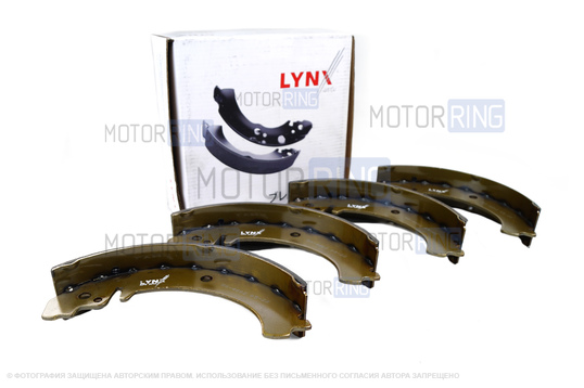 Тормозные колодки задние LYNX для ВАЗ 2101-2107, Лада 4х4 (Нива)