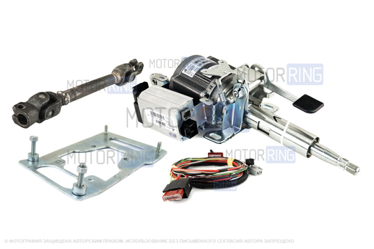Электроусилитель руля Калуга от Приоры с комплектом для установки для инжекторных ВАЗ 2108-21099_1
