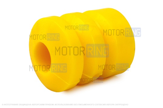 Отбойник заднего амортизатора желтый полиуретан CS20 Comfort для ВАЗ 2108-21099, 2113-2115