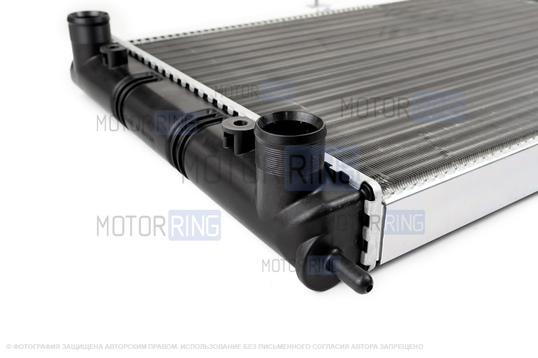 Радиатор охлаждения двигателя Avtostandart для инжекторных ВАЗ 2108-21099, 2113-2115
