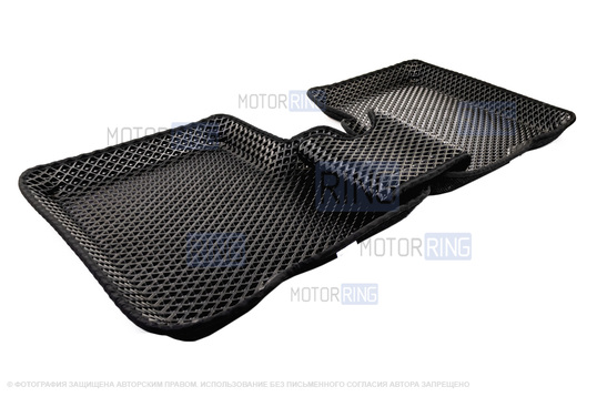Формованные коврики EVA 3D Boratex в салон для Рено Дастер 2015-2020 г.в.