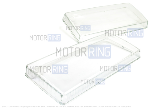 Комплект гладких стекол фар для ВАЗ 2107_1