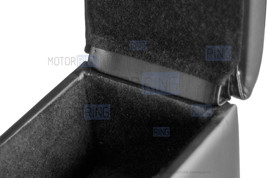 Подлокотник-бокс ArmAuto из экокожи с магнитной застежкой в подстаканник для KIA Rio 3 2011-2017 г.в.