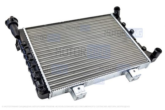 Радиатор охлаждения двигателя Avtostandart для инжекторных ВАЗ 2104, 2107_1