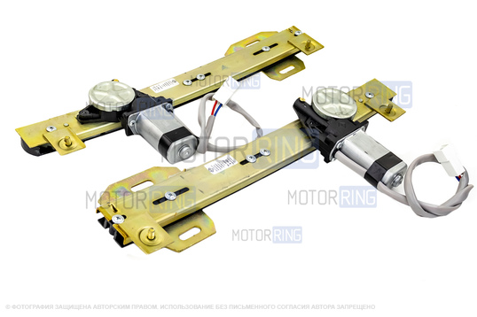 Комплект задних электростеклоподъёмников реечного типа Форвард для Лада Приора, ВАЗ 2110-2112