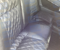 Обивка сидений (не чехлы) экокожа с алькантарой (цветная строчка Ромб, Квадрат) под цельный задний ряд сидений для Лада Гранта_6