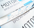 Накладка на задний бампер хромированная с надписью для Hyundai Solaris седан 2010-14_8
