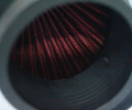 Воздушный фильтр нулевого сопротивления, инжекторный (карбон, круглый) для ВАЗ_7