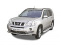 Защита переднего бампера ТехноСфера Труба d63,5 окрашенная для Nissan X-Trail 2007-2011 г.в._0