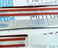 Накладки на пороги хромированные с надписью для для Ford Focus 2-3_6