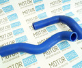 Патрубки радиатора силиконовые синие для автомобилей_0