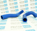 Патрубки радиатора силиконовые синие для автомобилей_6