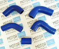 Патрубки радиатора силиконовые синие для автомобилей с двигателем 406_5