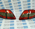 Светодиодные задние тюнинг фонари красные тонированные на Toyota Corolla 2007-2009 г.в._13