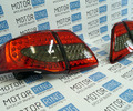 Светодиодные задние тюнинг фонари красные тонированные на Toyota Corolla 2007-2009 г.в._14
