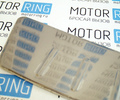 Накладка на задний бампер хромированная для Ford Mondeo седан 2007-14_6