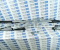 Рейлинги с поперечинами усиленные серебристый муар, профиль 1,05 под крышу с ребром для Лада Калина универсал_21