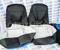 ХалявING! Обивка сидений (не чехлы) экокожа синяя перфорация для ВАЗ 2108-21099, 2113-2115,  Нива 2131 5 дверная (длинная)_9