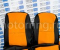 ХалявING! Обивка сидений (не чехлы) экокожа оранжевая перфорация для ВАЗ 2108-21099, 2113-2115,  Нива 2131 5 дверная (длинная)_7