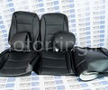 ХалявING! Обивка сидений (не чехлы) экокожа черная перфорация для ВАЗ 2108-21099, 2113-2115,  Нива 2131 5 дверная (длинная)_0