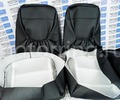 ХалявING! Обивка сидений (не чехлы) экокожа черная перфорация для ВАЗ 2108-21099, 2113-2115,  Нива 2131 5 дверная (длинная)_7