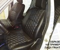 Обивка сидений (не чехлы) экокожа гладкая с цветной строчкой Соты для ВАЗ 2108-21099, 2113-2115, 5-дверной Лада 4х4 (Нива) 2131_22