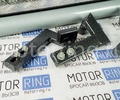 Защита порогов ТехноСфера стальная с алюминиевым листом d63,5 для Toyota Land Cruiser Prado 120_11