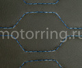 Чехол на подлокотник Аламар экокожа с одинарной строчкой Соты (120мм) для ВАЗ 2107, 2108-21099, 2113-2115_26