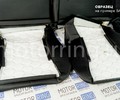 Обивка сидений (не чехлы) экокожа гладкая с цветной строчкой Соты для Лада Приора 2 седан_35