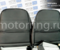 Обивка сидений (не чехлы) экокожа гладкая с цветной строчкой Соты для ВАЗ 2111, 2112_20