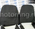 Обивка сидений (не чехлы) черная Искринка для Лада Приора 2 седан_29