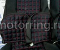 Обивка сидений (не чехлы) ткань с алькантарой (цветная строчка Ромб, Квадрат) для ВАЗ 2108-21099, 2113-2115, 5-дверной Лада 4х4 (Нива) 2131_18