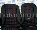 Обивка сидений (не чехлы) ткань с алькантарой (цветная строчка Ромб, Квадрат) для ВАЗ 2108-21099, 2113-2115, 5-дверной Лада 4х4 (Нива) 2131_19