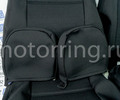 Обивка сидений (не чехлы) черная ткань с центром из черной ткани на подкладке 10мм для Лада Приора хэтчбек, универсал_15