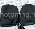 Обивка сидений (не чехлы) черная ткань с центром из черной ткани на подкладке 10мм для Лада Приора хэтчбек, универсал_19