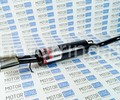 Глушитель прямоточный с овальной насадкой под штатную установку без выреза бампера для Лада Приора хетчбек_0