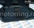 Комплект анатомического салона Recaro в сборе экокожа с алькантарой (строчка Соты) для ВАЗ 2111, 2112, Лада Приора хэтчбек, универсал_26