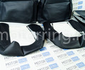 Обивка сидений (не чехлы) экокожа с тканью Полет (цветная строчка Соты) для ВАЗ 2107_19