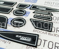 Комплект ковриков панели приборов и консоли GRANTA Sport для Лада Гранта первого поколения (СО)_20